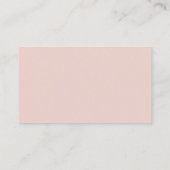 Burgundy Blush Floral Wedding Online RSVP-kaarten Visitekaartje (Achterkant)
