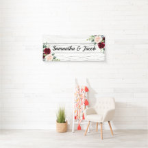 Burgundy Blush Floral Wedding Vrijgezellenfeest Na