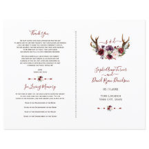 Burgundy Blush Florwers Antlers Weddenschap