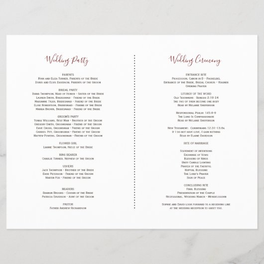 Burgundy Blush Florwers Antlers Weddenschap Flyer (Achterkant)