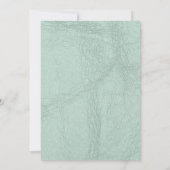 Burgundy Blush Mint Trendy All Seasons Wedding Kaart (Achterkant)