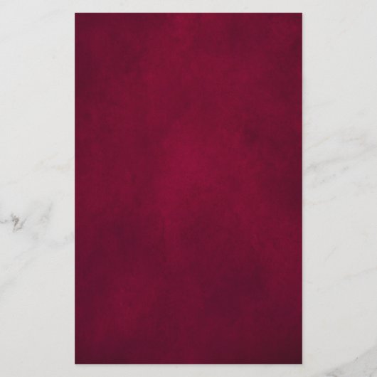 Burgundy Blush Navy Blue Botanical Wedding Menu (Achterkant)