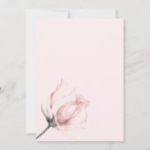 Burgundy Blush Navy Blue Floral Boho Vrijgezellenf Kaart (Achterkant)