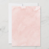 Burgundy Blush Peony Truck Weddenschap Kaart (Achterkant)