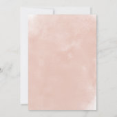 Burgundy & Blush Waterverf Elegant Vrijgezellenfee Kaart (Achterkant)