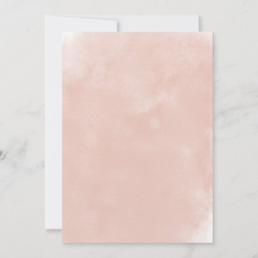 Burgundy & Blush Waterverf Elegant Vrijgezellenfee Kaart (Achterkant)