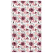 Burgundy blush waterverf floral  tafelkleed (Voorkant)