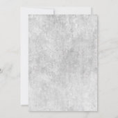 Burgundy, Blush, White Roses Wedding Invitation Kaart (Achterkant)