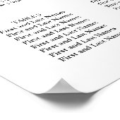 BURGUNDY BOHO WATERVERF FLOWERS SEINGESCHART POSTER (Hoek)