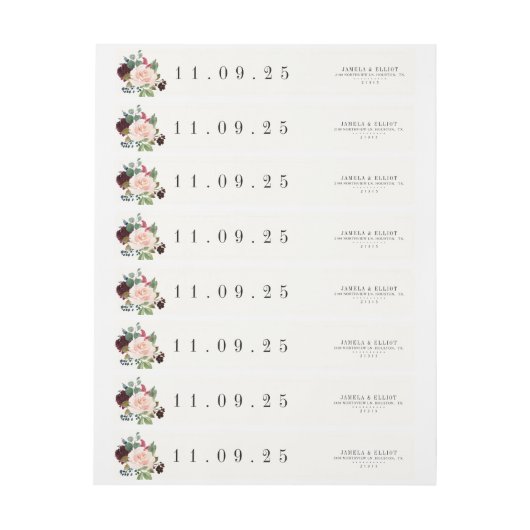 Burgundy Bouquet | (Vel)