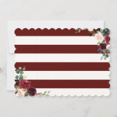 Burgundy Bouquet | Bent u mijn Bridesmaid? Kaart (Achterkant)