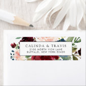 Burgundy Bouquet Etiket (Insitu)