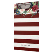 Burgundy Bouquet | Floral gestript | Aangepaste na Klembord (Links)
