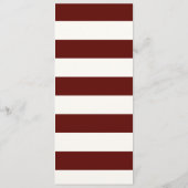 Burgundy Bouquet | Programma Floral Wedding Programmakaart (Achterkant)