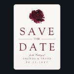 Burgundy Bouquet | Rode Floral | Save The Date<br><div class="desc">Klassy maar modern nautisch anker sla de datumkaarten voor je toekomstige trouwgast op.</div>