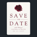 Burgundy Bouquet | Rode Floral | Save The Date<br><div class="desc">Klassy maar modern nautisch anker sla de datumkaarten voor je toekomstige trouwgast op.</div>
