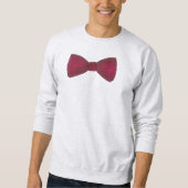 Burgundy Bow Stropdas Bowtie Weddenschap Prom Swea Trui (Voorkant)
