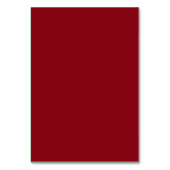 Burgundy Bow Table Number Kaart (Achterkant)