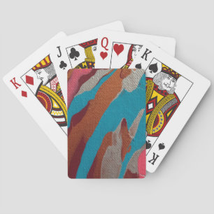 Burgundy Bronze Pokerkaarten