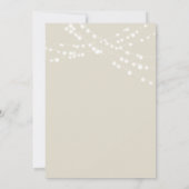 Burgundy Burnt Oranje Weddenschap Kaart (Achterkant)