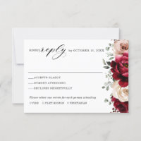 Burgundy Champagne Ivory Mauve Roos Floral Wedding