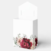 Burgundy Champagne Ivory Mauve Roos Vrijgezellenfe Bedankdoosjes (Geopend)