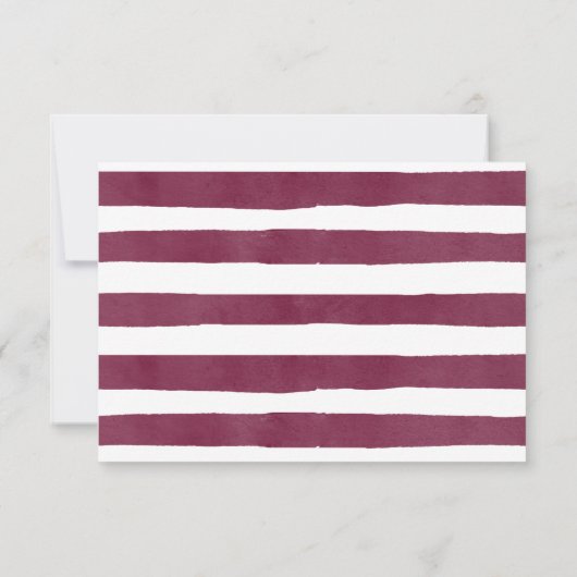 Burgundy Cheers to Love Bedankt (Achterkant)