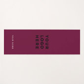 Burgundy Cherry Red Handelsnaam Instagram Yogamat (Voorkant (horizontaal))