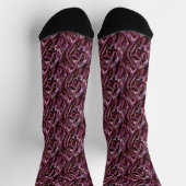 burgundy chroom sokken (Top)