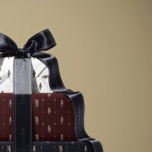 Burgundy classic nutcracker wrapping paper cadeaupapier