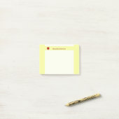 Burgundy Clover Ribbon door Kenneth Yoncich Post-it® Notes (Op bureau)