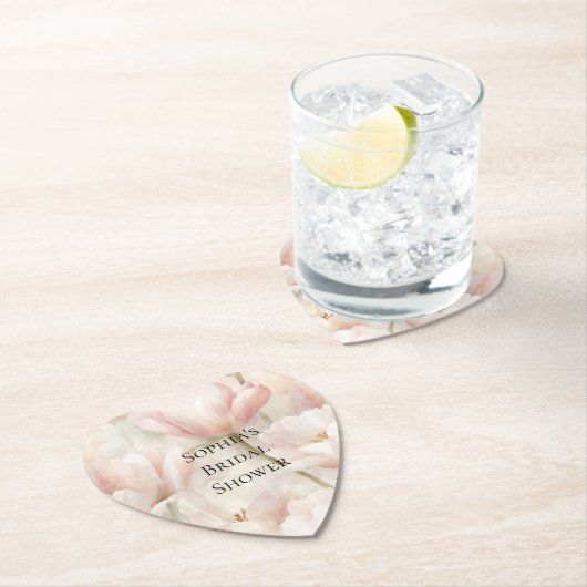 Burgundy Crème Lavendel Bloemrijke Bruiloftsontvan Kartonnen Onderzetters (Insitu)