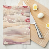 Burgundy Crème W Theedoek (Quarter Fold)