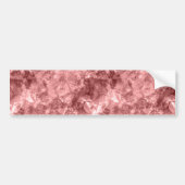 Burgundy Crumpled Texture Bumpersticker (Voorkant)