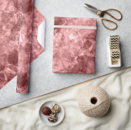 Burgundy Crumpled Texture Cadeaupapier