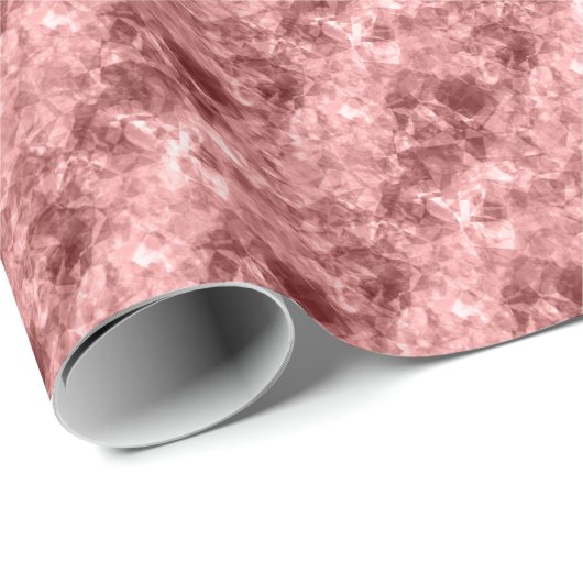 Burgundy Crumpled Texture Cadeaupapier (Rol Hoek)