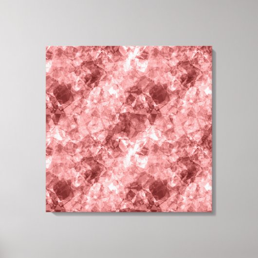 Burgundy Crumpled Texture Canvas Afdruk (Voorkant)