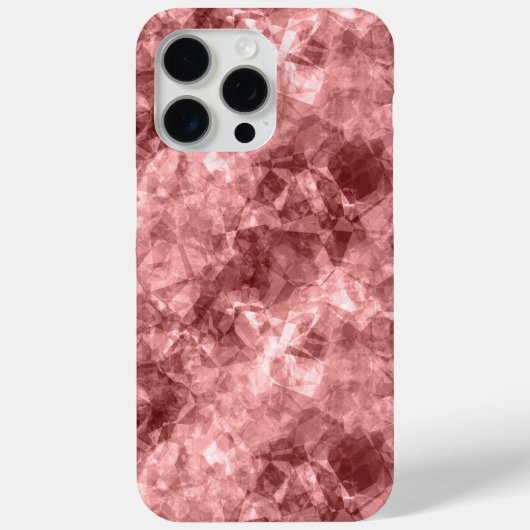 Burgundy Crumpled Texture Case-Mate iPhone Case (Achterkant)