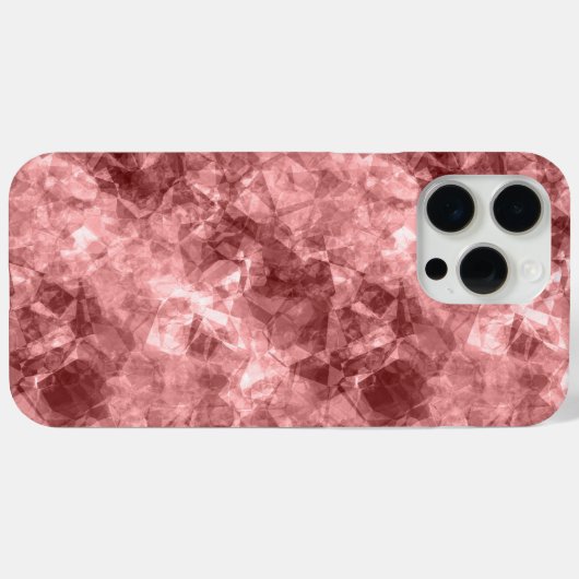 Burgundy Crumpled Texture Case-Mate iPhone Case (Achterkant (horizontaal))