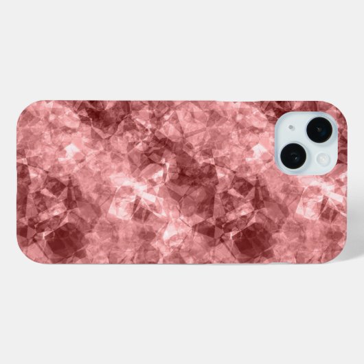 Burgundy Crumpled Texture Case-Mate iPhone Case (Achterkant (horizontaal))