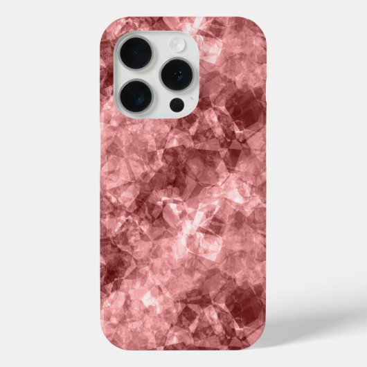 Burgundy Crumpled Texture Case-Mate iPhone Case (Achterkant)