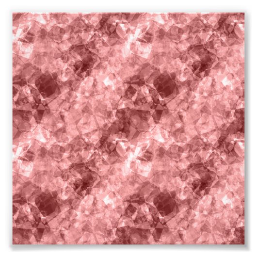 Burgundy Crumpled Texture Foto Afdruk (Voorkant)