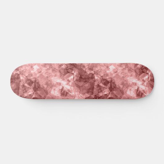 Burgundy Crumpled Texture Persoonlijk Skateboard (Horizontaal)