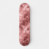 Burgundy Crumpled Texture Persoonlijk Skateboard (Voorkant)