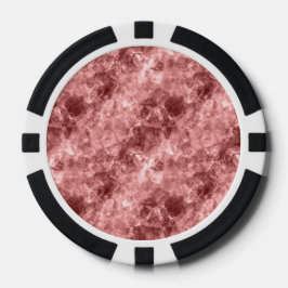 Burgundy Crumpled Texture Poker Chips
