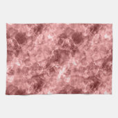 Burgundy Crumpled Texture Theedoek (Horizontaal)