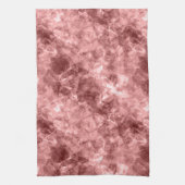 Burgundy Crumpled Texture Theedoek (Verticaal)