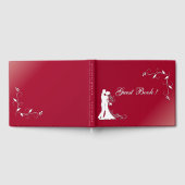 Burgundy Custom Wedding Guest Book Gastenboek (Volledig)