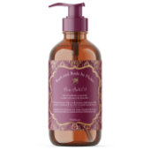 Burgundy damask & gold folie soap & cosmetica labe vierkante sticker