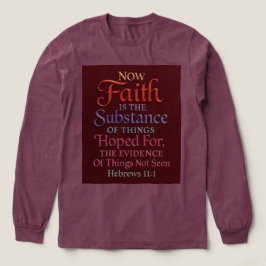 Burgundy Dames Hebreeën Gelooflate Tri-Blend Shirt